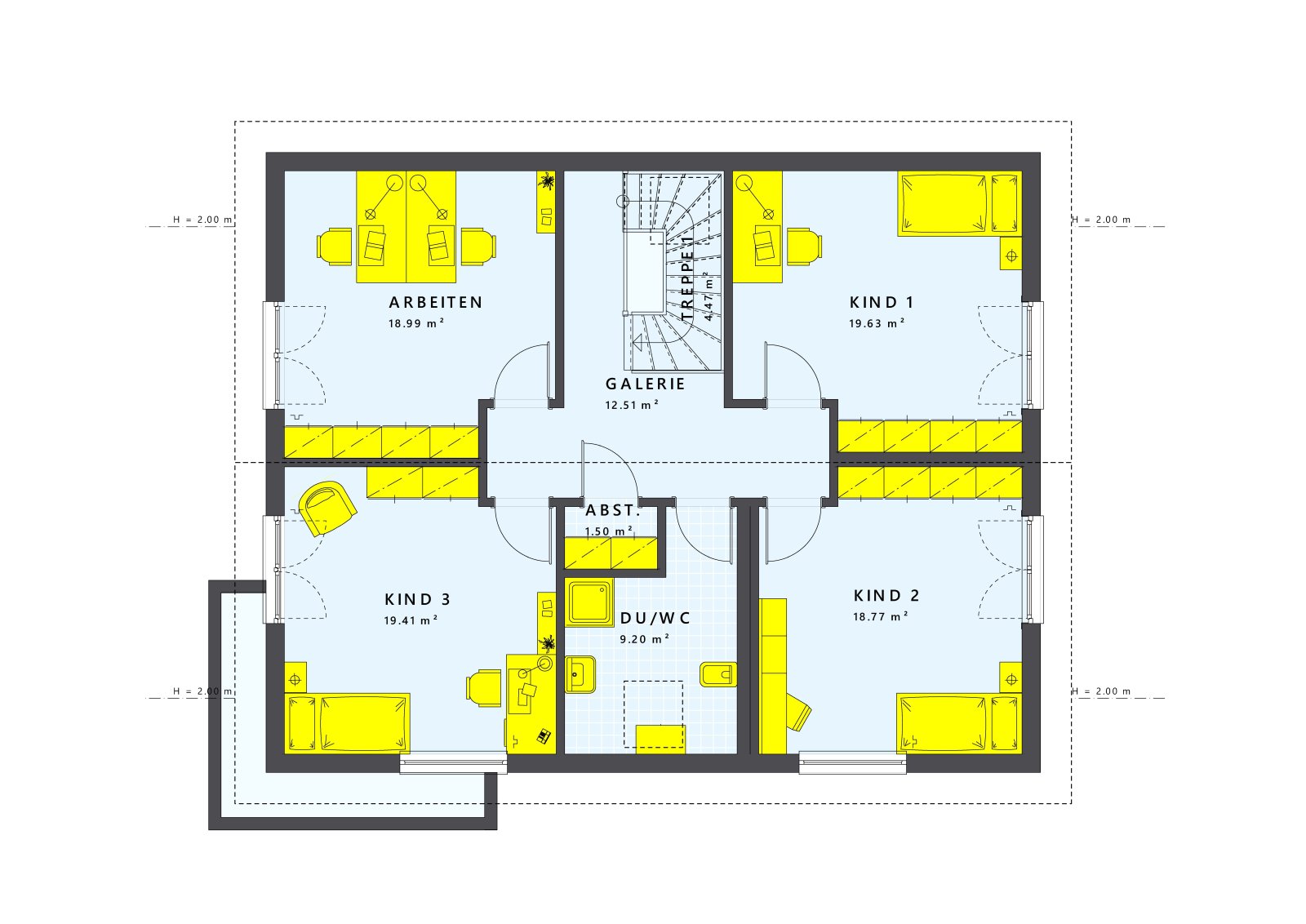 Welche Großfamilie füllt dieses Haus mit Leben?