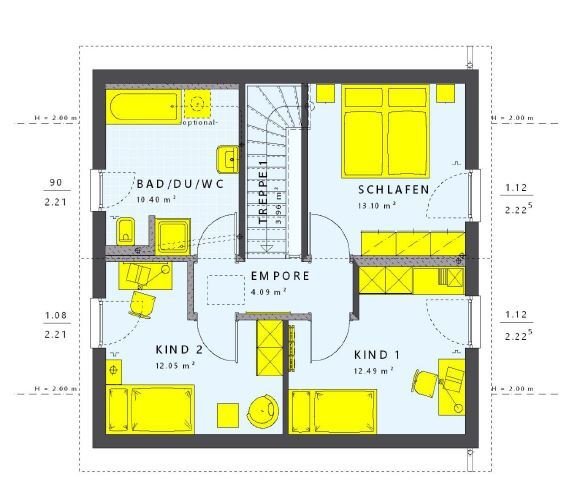 Voll unterkellertes, familienfreundliches Plusenergiehaus