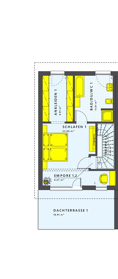 DHH mit 178m² und 3 KiZi in KfW 40 QNG! Inkl. Küche!